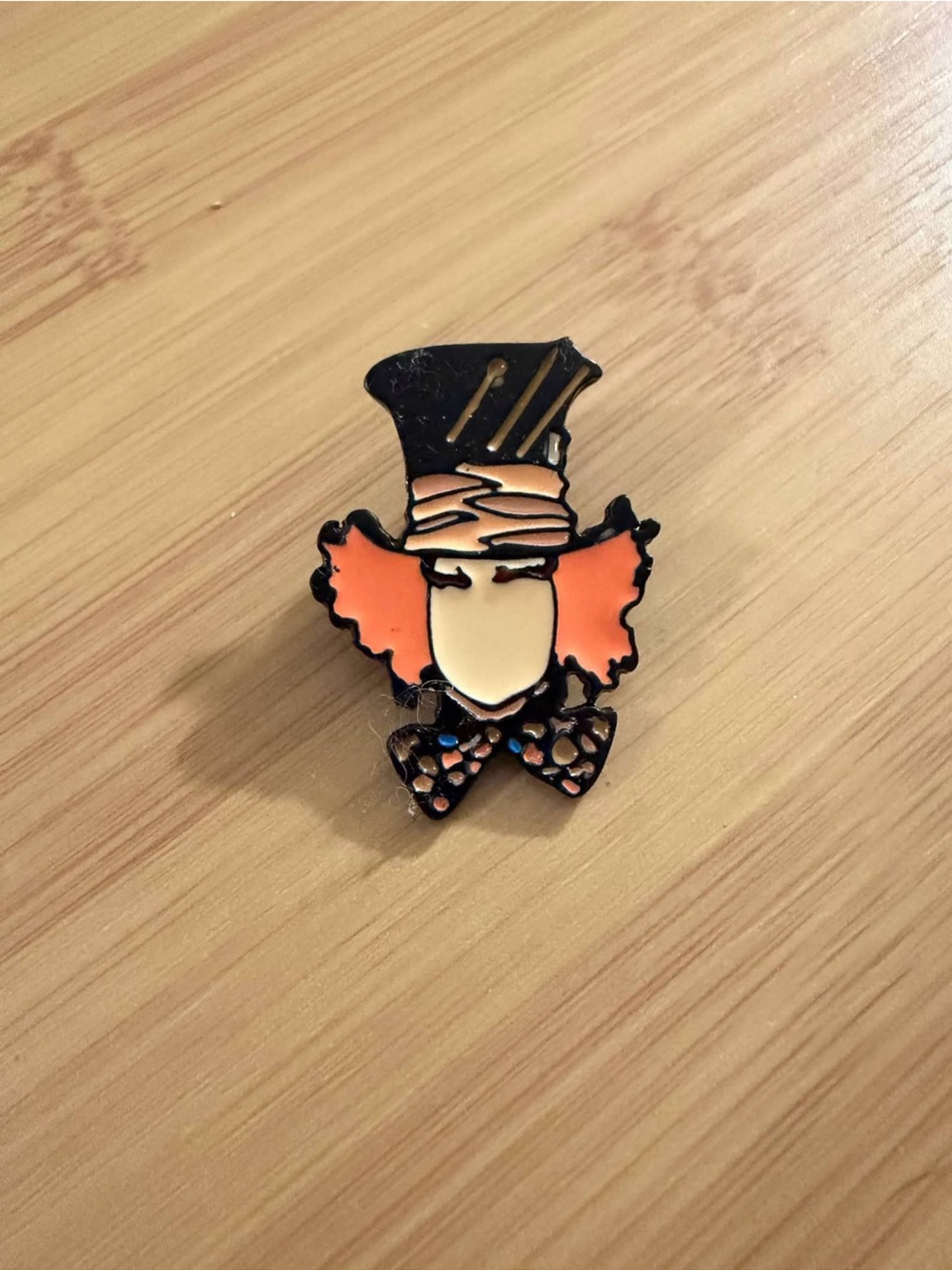 Alice in Wonderland Mad Hatter Enamel Pin